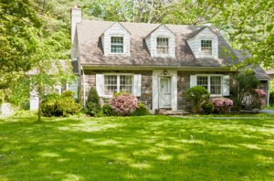 Suburban House In Sunlight