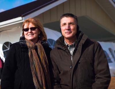 Larry and Kelly Fox of Pioneer Cabinetry